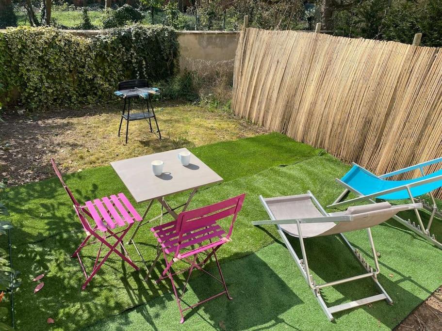 Appartement Cosy Avec Jardin Privatif Et Garage 퐁텐블로 외부 사진