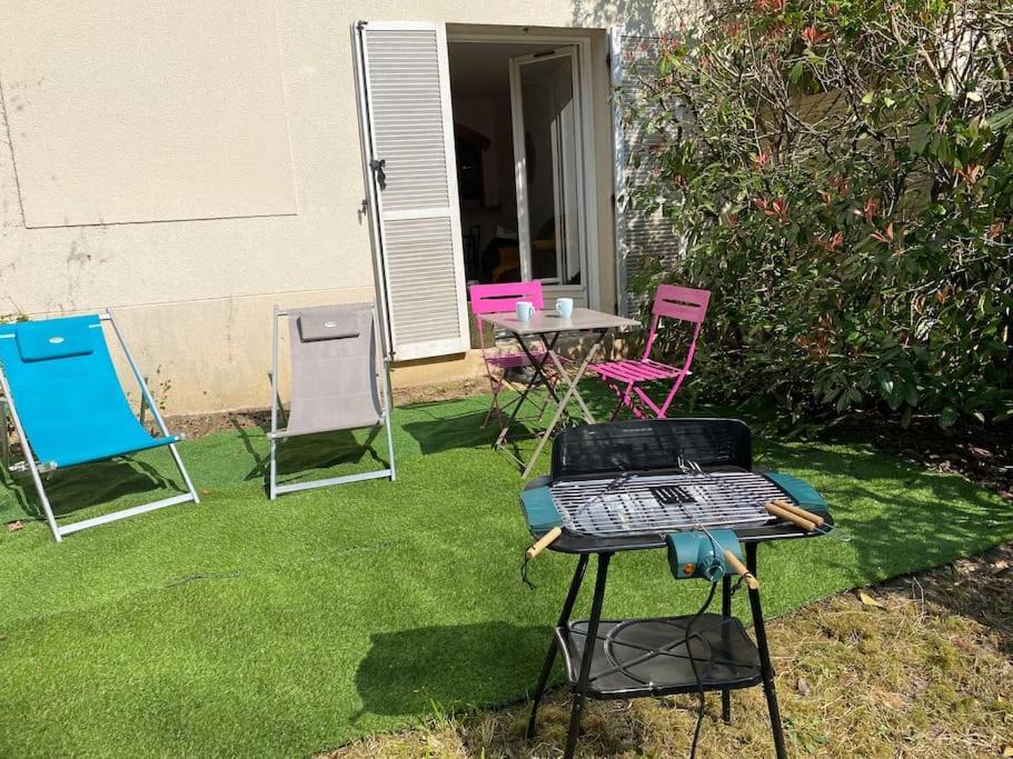 Appartement Cosy Avec Jardin Privatif Et Garage 퐁텐블로 외부 사진